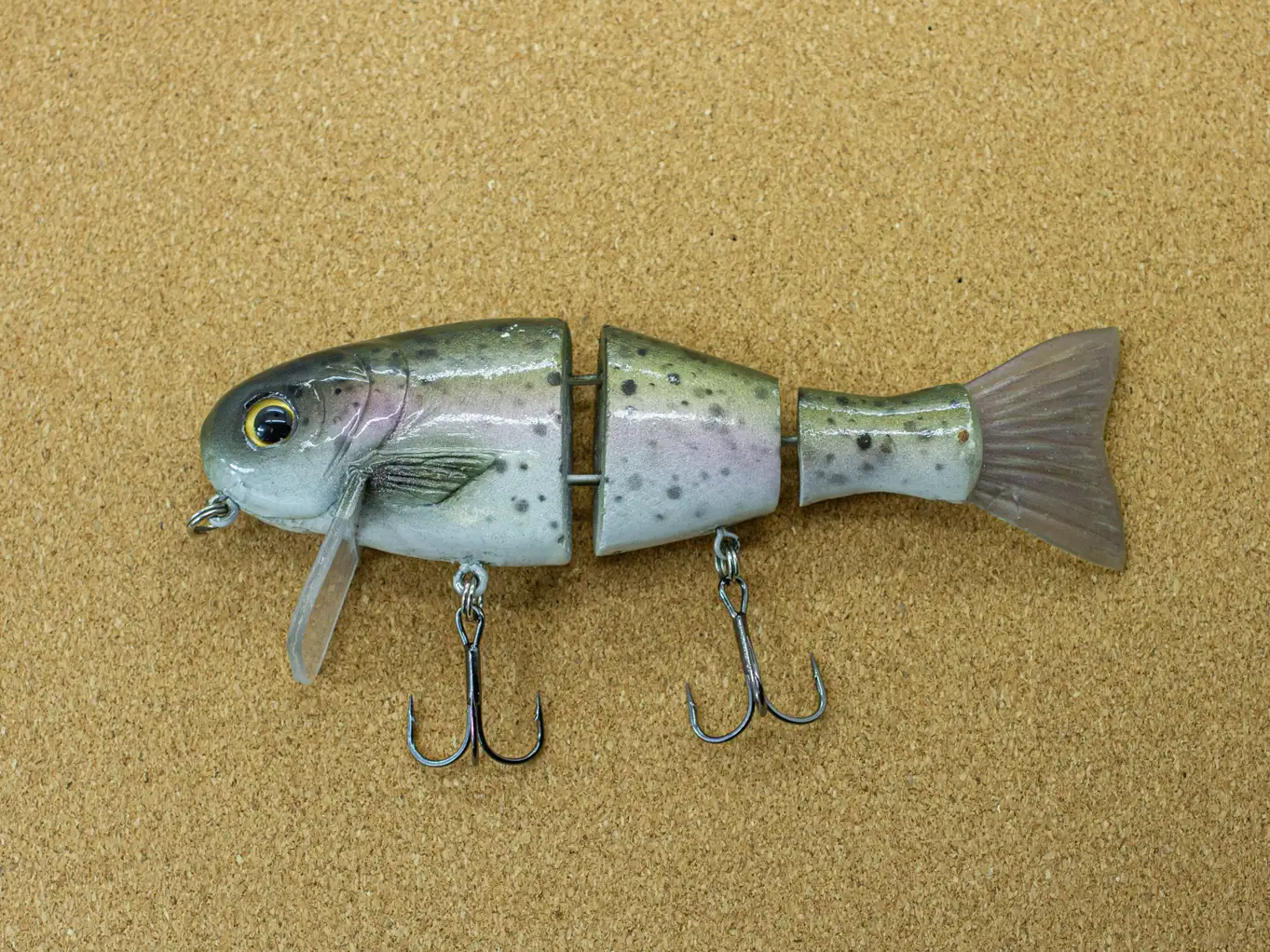 Bull Shad Wake modded tail (C, CP)Trout