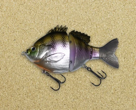 Fishlab Bio-Gill Glide Bait Dark Bluegill 4"