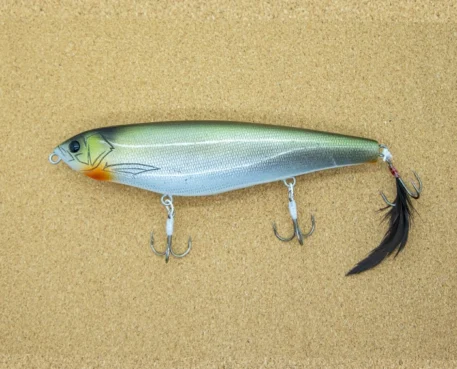 wooden illude p7 bomber walking bait