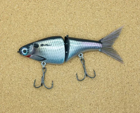 biggs glide bait chrome gizzard swimbait